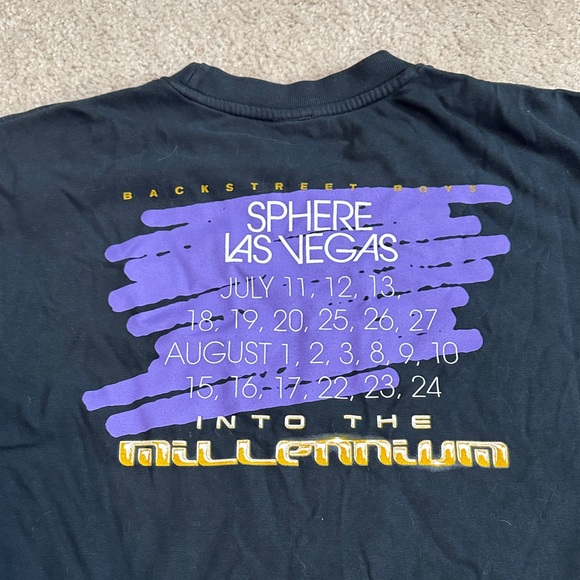 Backstreet Boys Sphere Into The Millennium Residency T-Shirt size large - Picture 4 of 5